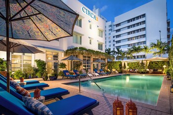 Beach nearby, sun-loungers