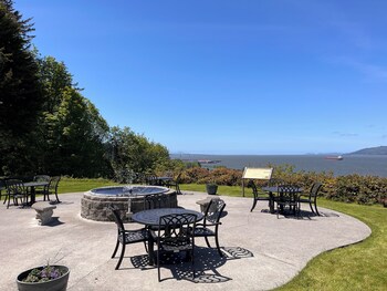 Blick von der Unterkunft