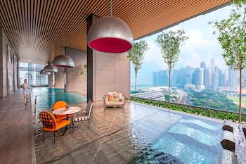 Chairman Suite, 2 Bedrooms, Non Smoking, Marina Bay View (Executive Lounge Access) | Vistas desde la habitación