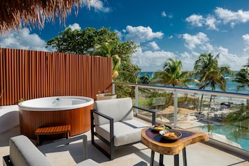 Outdoor pool, free cabanas