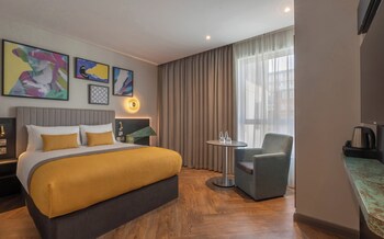 Executive tweepersoonskamer | Uitzicht op strand/zee