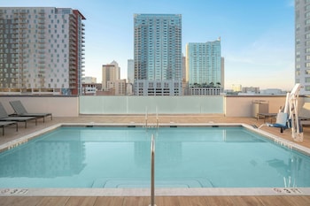 Blick von der Unterkunft