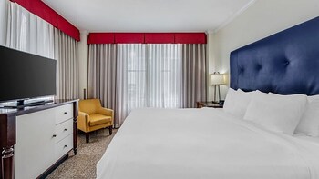 In-room safe, desk, laptop workspace, iron/ironing board