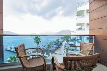 Private beach, beach bar