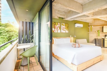 Deluxe Duplex, 2 Single Beds | View from room