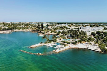 On the beach, beach cabanas, sun loungers
