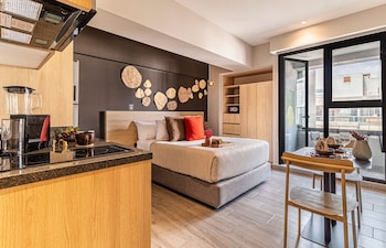 Hypo-allergenic bedding, in-room safe, individually decorated