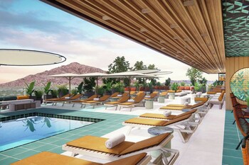Rooftop pool
