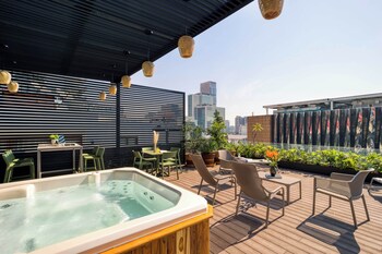 Terrasse sur le toit