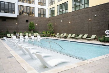 55-inch flat-screen TV with digital channels, Netflix, Hulu