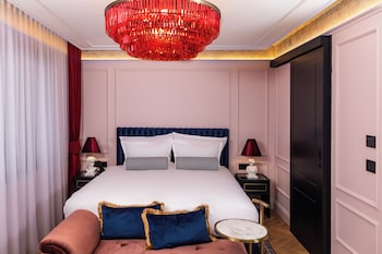 Literie de qualité supérieure, couette en duvet d'oie, minibar