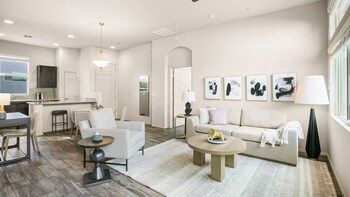 Apartment, 2 Bedrooms | Living area | 50-inch TV with digital channels