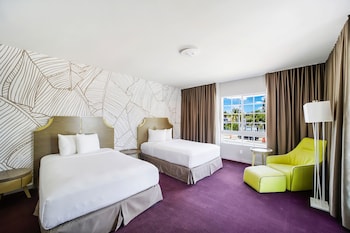 In-room safe, desk, laptop workspace, blackout curtains