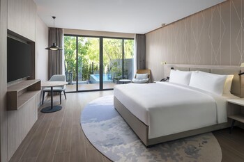 Utsikt mot havet/stranden