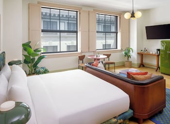 Vista de la ciutat des de l'allotjament