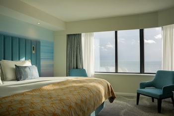 Rooftop bar, beach views, open selected days