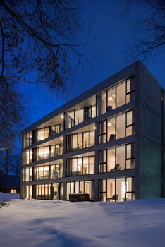 3 Bedroom Yotei Panorama Penthouse Suite | Living area | Flat-screen TV, DVD player, heated floors