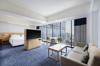 Lobby lounge, pool views, open daily