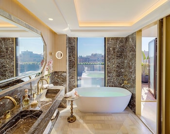 Indoor pool, seasonal outdoor pool, sun loungers