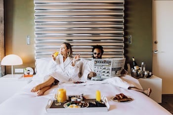 Premium bedding, in-room safe, desk, laptop workspace