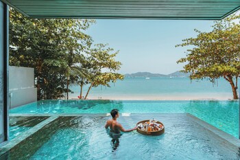 2 outdoor pools, open 8:00 AM to 7:00 PM, pool umbrellas, sun loungers
