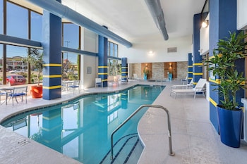 Indoor pool, outdoor pool