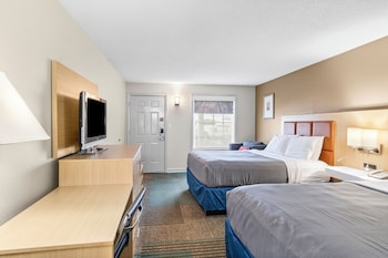 Standard Room, 2 Queen Beds, Non Smoking | Premium bedding, down comforters, desk, laptop workspace
