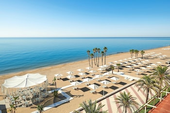 Indoor pool, seasonal outdoor pool, cabanas (surcharge), pool umbrellas