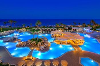 Indoor pool, outdoor pool, open 9:00 AM to 6:00 PM, cabanas (surcharge)
