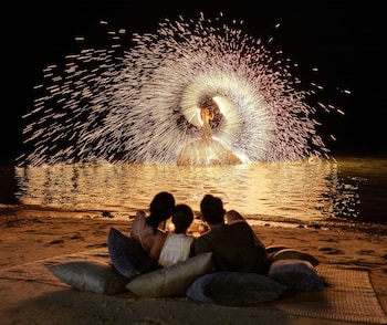 2 outdoor pools, pool umbrellas, pool loungers