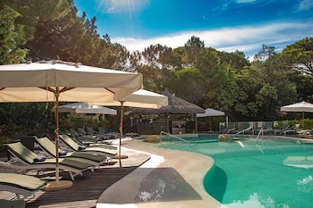 5 indoor pools, seasonal outdoor pool, pool umbrellas, sun loungers