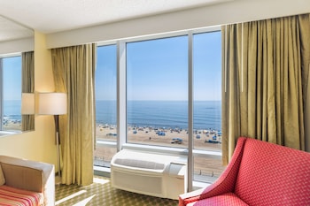 On the beach, beach bar