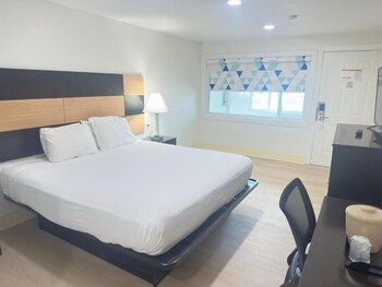 标准房, 1 张特大床 | 办公桌、熨斗/熨衣板、免费 WiFi、床单