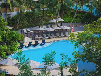 2 outdoor pools, open 7:00 AM to 7:00 PM, pool umbrellas, sun loungers