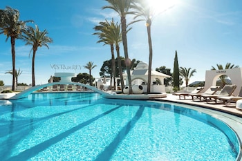 Indoor pool, open 10:00 AM to 6:00 PM, pool umbrellas, sun loungers