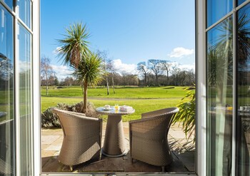 Indoor pool, sun loungers