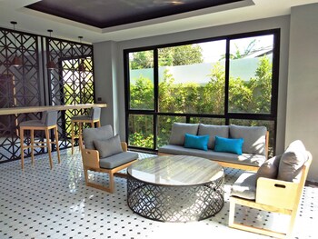 Sala de estar en el lobby