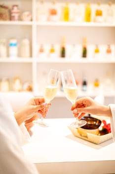 Sitteområde i lobbyen