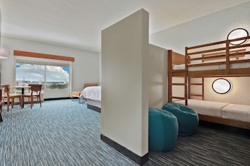 Suite, Multiple Beds | In-room safe, desk, laptop workspace, blackout drapes