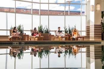 Indoor pool, open 6:00 AM to 11:00 PM, sun loungers