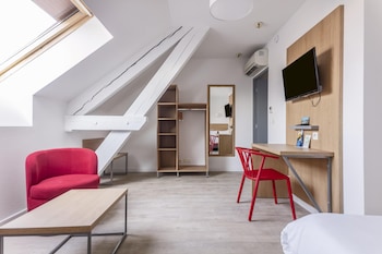 Studio Superior - 1 dubbelsäng eller enkelsängar - terrass - utsikt mot staden | Terrass/Patio