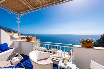 Superior Triple Room, Patio, Sea View | Terrace/patio
