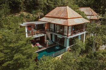 3 Bedroom Premium Waterfall Pool Villa | 1 bedroom, in-room safe, iron/ironing board, free WiFi