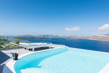 Suite Sénior, piscine privée (Volcano & Sunset View) | Vue de la chambre