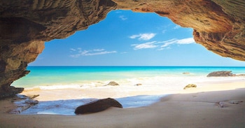 View from property. Eco Beach Wilderness Retreat