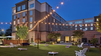 Outdoor banquet area