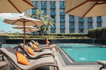 Breakfast served, local and international cuisine