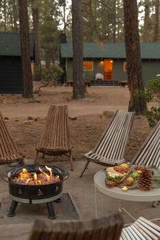 Premium Cabin, 2 Bedrooms, Hot Tub | Terrace/patio