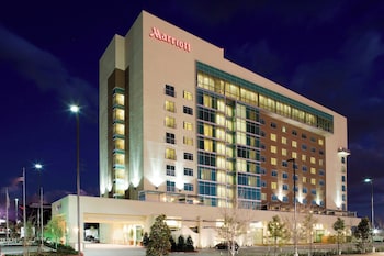 室外游泳池，池畔遮阳伞，日光浴躺椅