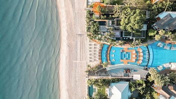Vue sur la plage/l’océan
